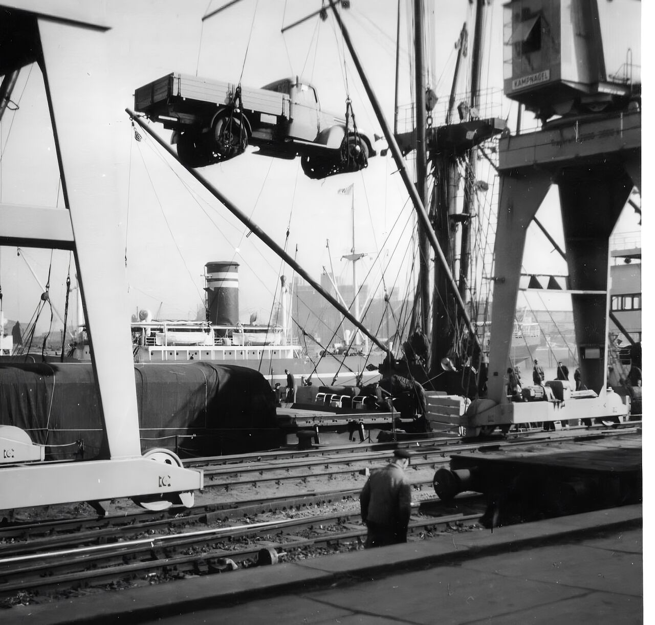 Hafen Hamburg 1954 WDR Digit