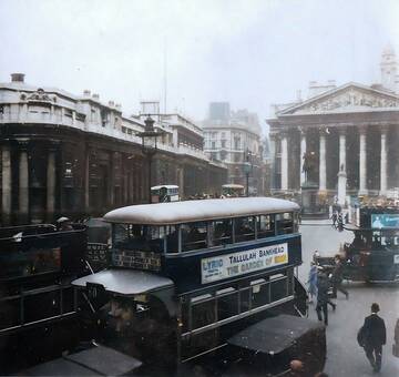 Doppeldeckerbus in London